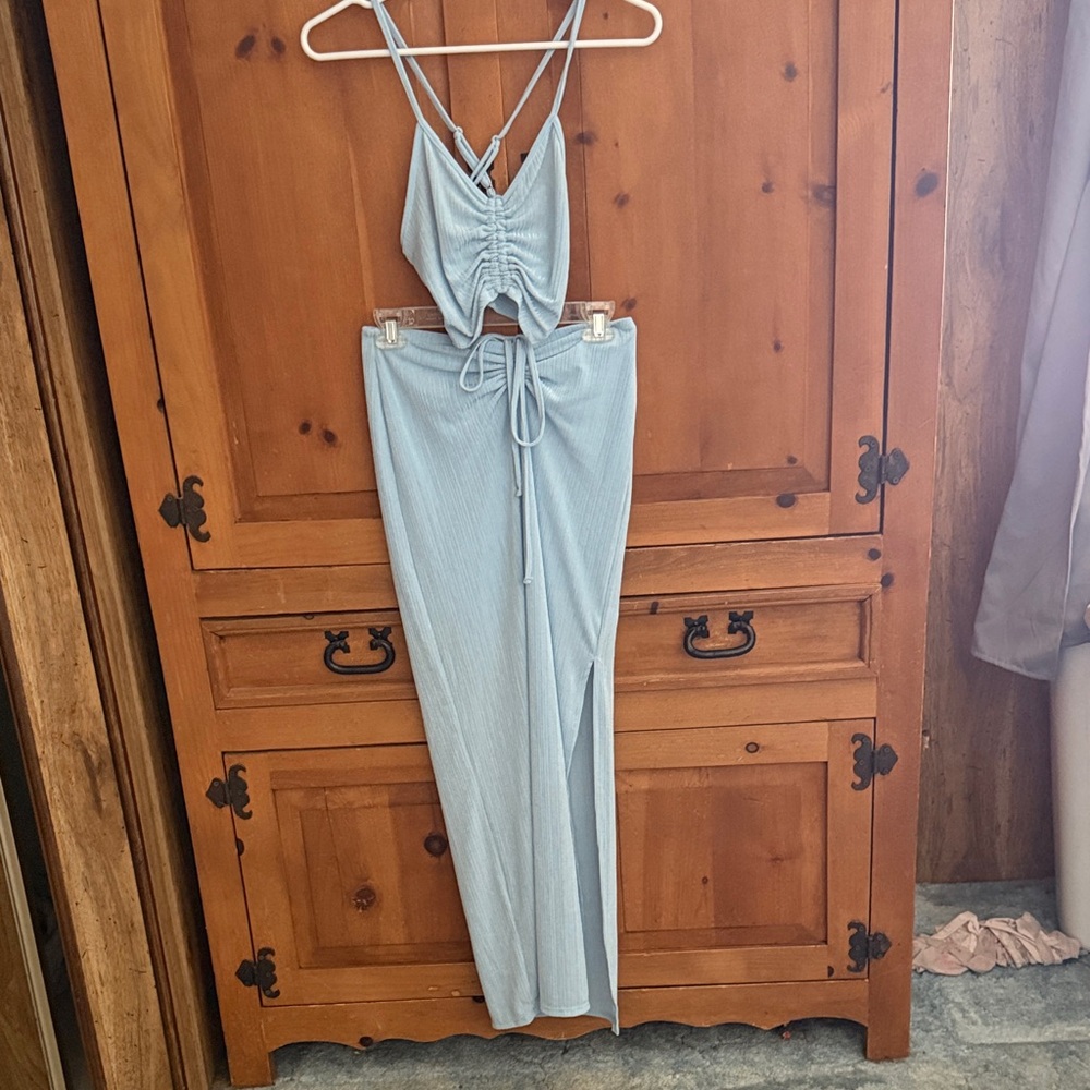 Haute Monde Sky Blue Top